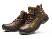 Men's Work Boots Steel Toe Lightweight Industrial & Construction Work Safety Shoes Indestructible Sneakers