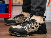 Men's Safety Work Shoes Lightweight Comfortable Breathable Work Boots Indestructible Sneakers
