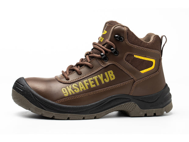 Men's Work Boots Steel Toe Lightweight Industrial & Construction Work Safety Shoes Indestructible Sneakers