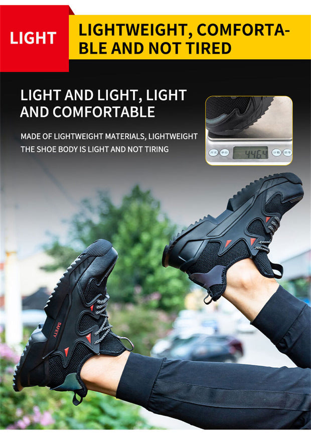 Indestructible Steel Toe Shoes Women Work Safety Anti Pierce Construction Shoes