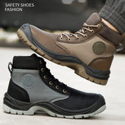 Steel Toe Shoes for Men Construction Industrial Non Slip Work Safety Boots Indestructible Sneakers
