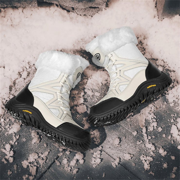 Women's Cold Weather Snow Boots Winter Walking Shoes Cotton Outdoor Booties