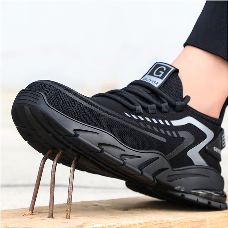 Men’s Steel Toe Safety Shoes Work Sneakers Industrial Construction Shoes