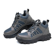 Anti-Smash Anti-Pierce Safety Shoes for Women Steel Toe Construction Work Shoes