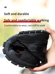 Steel Toe Shoes for Men Women Indestructible Work Shoes Casual Safety Sneakers