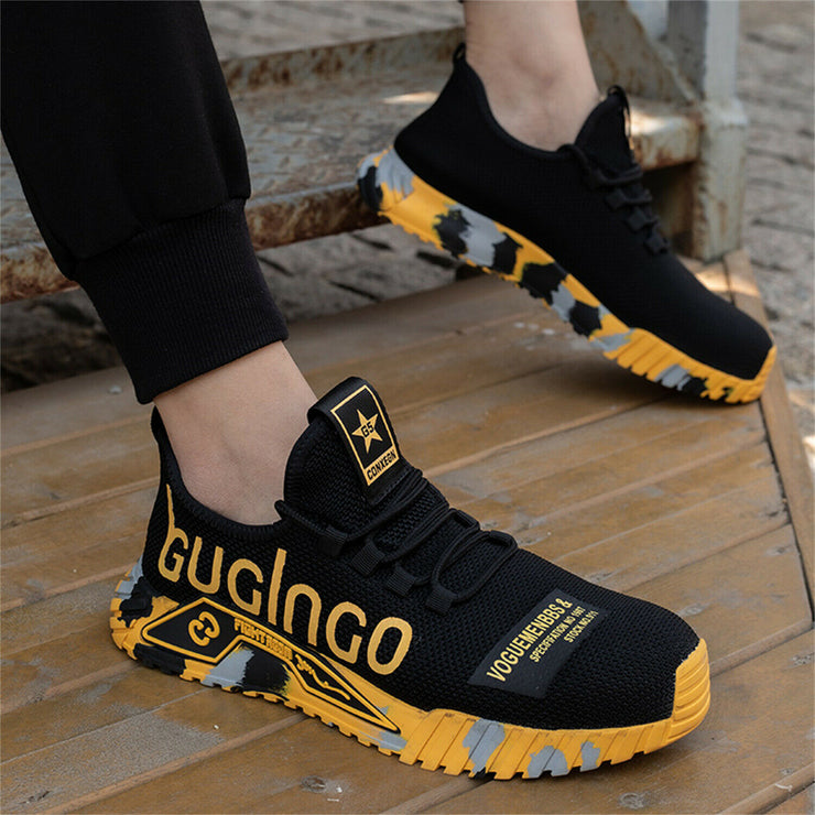 Steel Toe Shoes for Men Women Indestructible Shoes Comfortable Safety Work Shoes