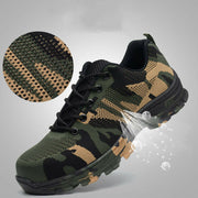 Steel Toe Safety Shoes for Men Industrial Work Shoes Camouflage Shoes