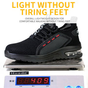 Mesh Breathable Work Shoes for Men Steel Toe Safety Shoes Sneakers