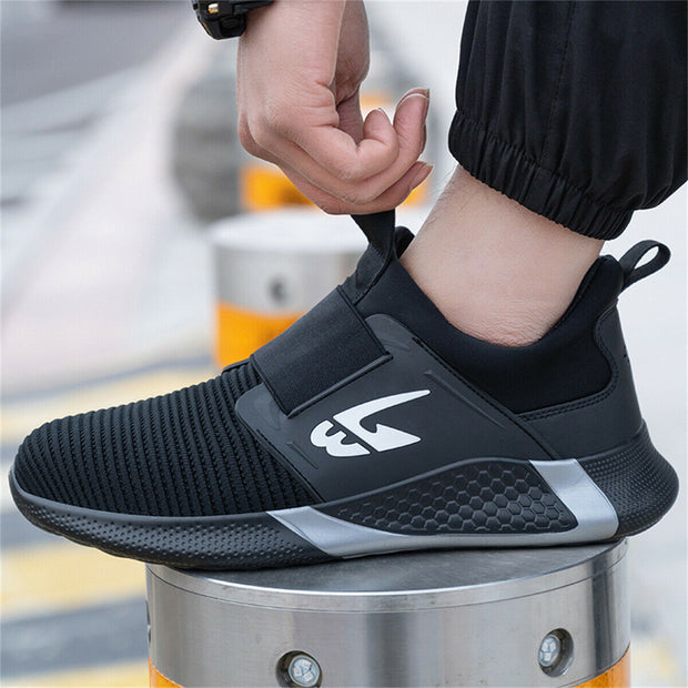 Steel Toe Safety Shoes for Men Industrial Waterproof Work Shoes