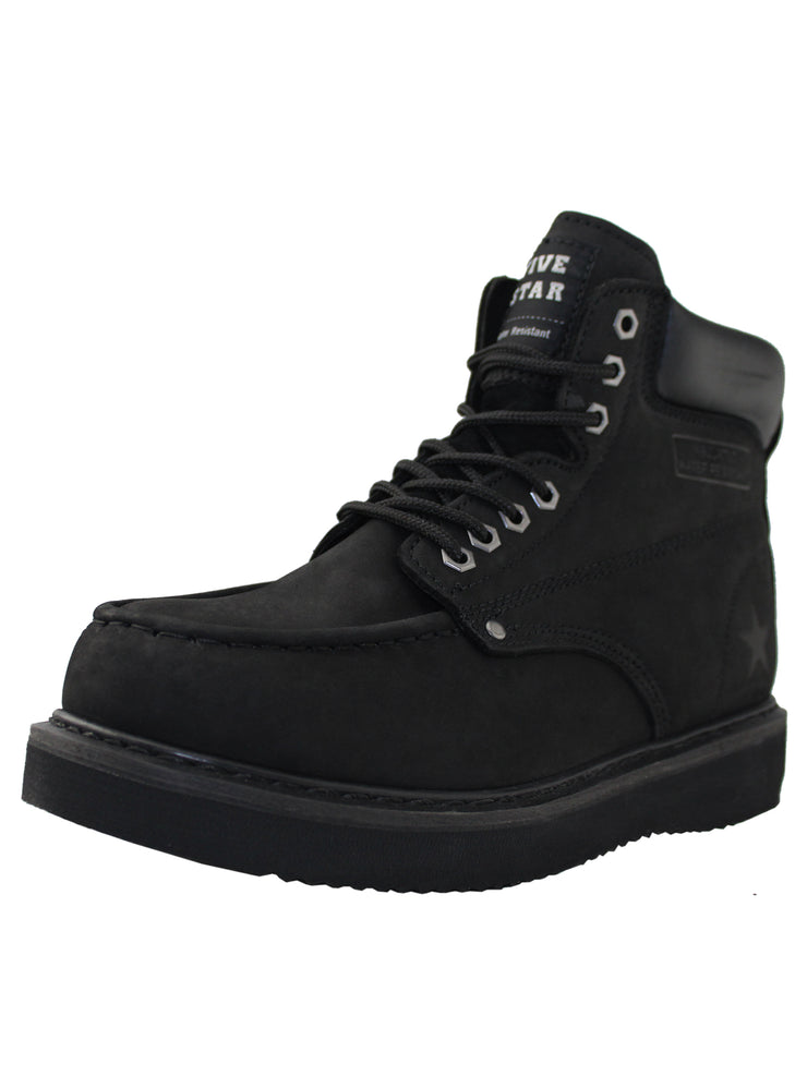 Men's Work Boots Fashion Versatile Leather Boots - Tanleewa